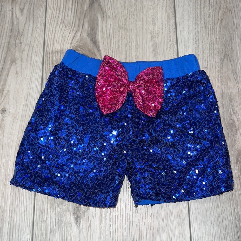 Blue Sparkle Shorts
